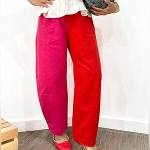 Verity & Daughters Pink/Red Janus Pant ll MEDIUM